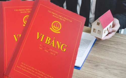 Lập vi bằng đặt cọc mua bán nhà, đất